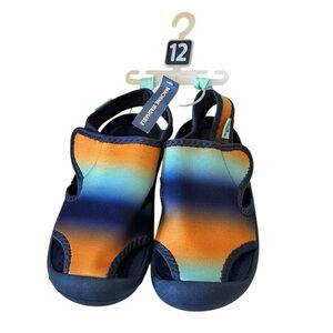 Kids Gradient Water Shoes - Blue Orange- Size 12